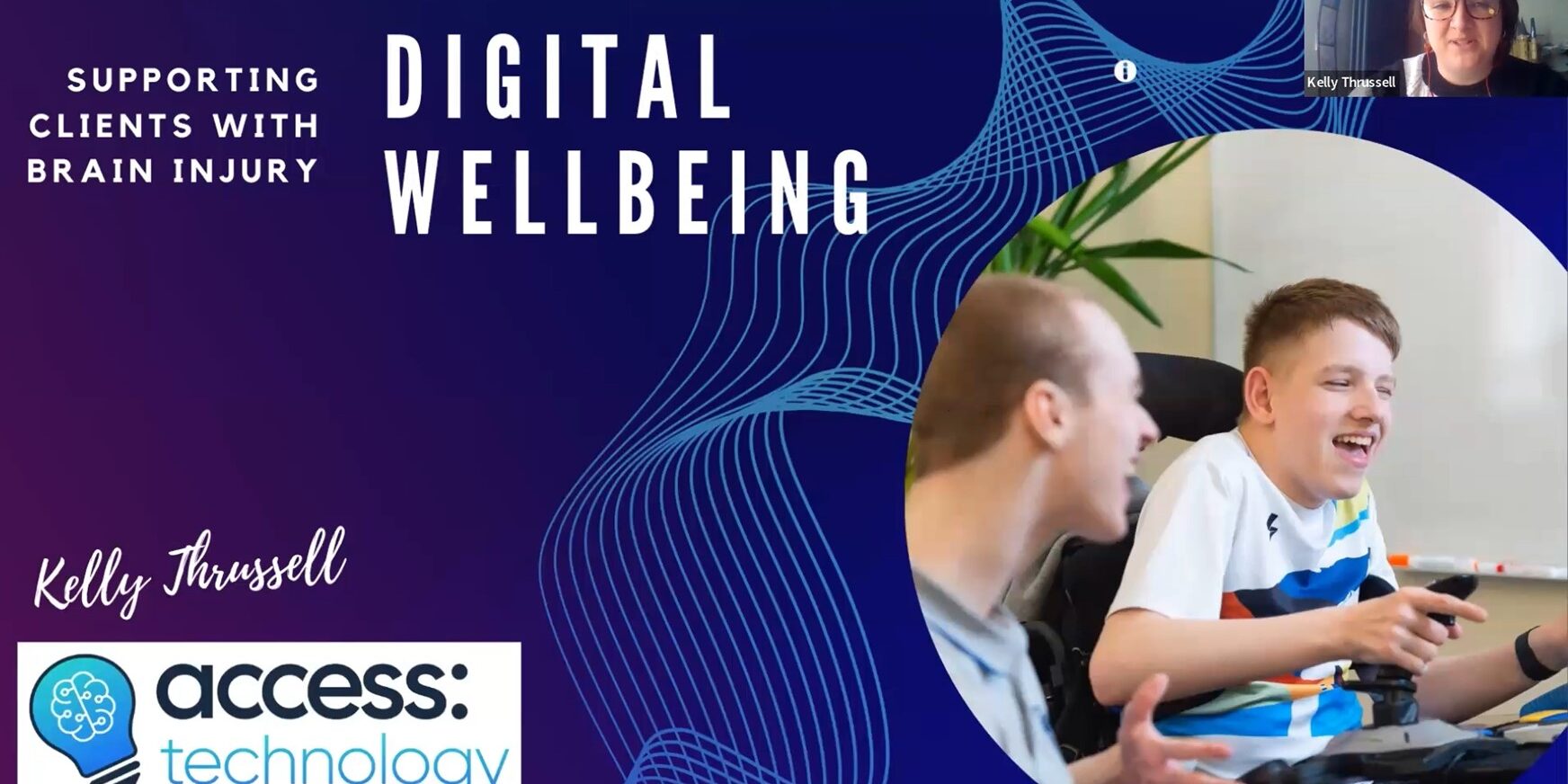 NHCM webinar series featuring Kelly Thrussell of access: technology – Digital Wellbeing