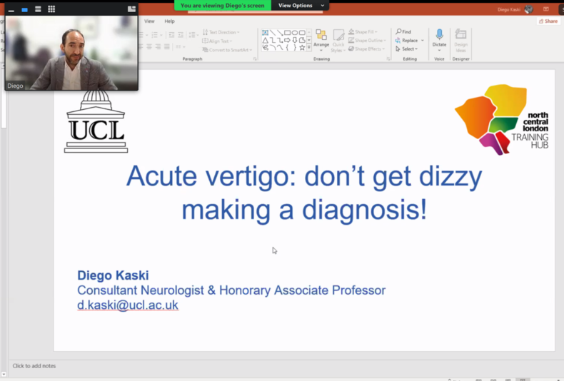 NeuroHealth External Speaker Webinar Series. Dr Kaski