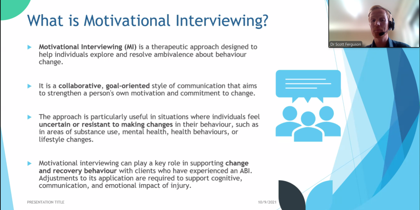 NeuroHealth External Speaker Webinar Series – Dr Scott Ferguson NeuroHealth External Speaker Webinar Series – Dr Scott Ferguson